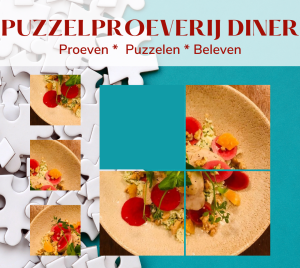 Puzzel Proeverij Diner bij het restaurant lokaal zeven in Tilburg Centrum